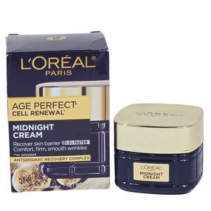 L'Oreal Paris Age Perfect Cell Renewal Midnight Cream 1.7 oz / 48 g w/Serum Smpl